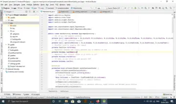Software development screen with code editor interface open