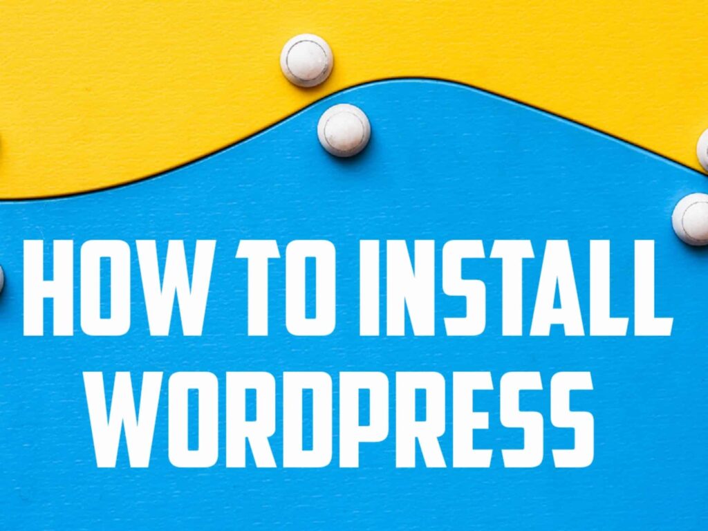 Guide to Installing WordPress on Colorful Background featured image