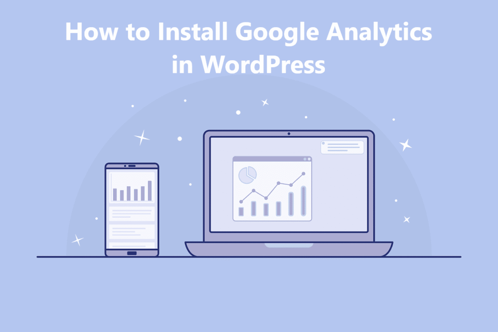 Install Google Analytics on WordPress Guide Featured Image