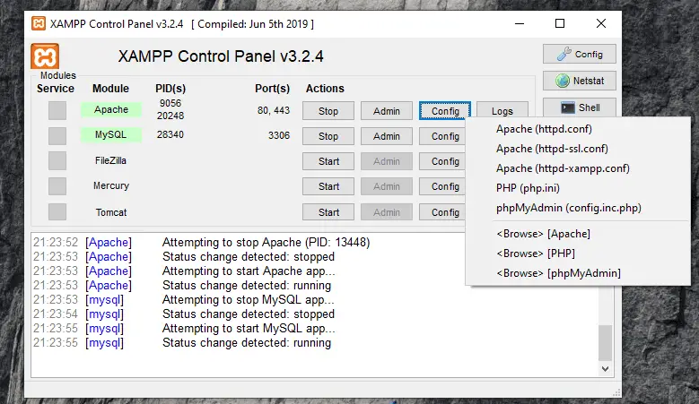 Xampp Config