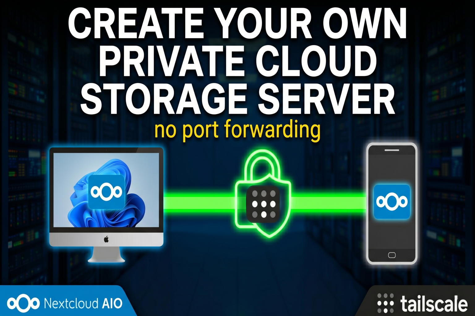 create your own private cloud storage server on windows no port forwarding